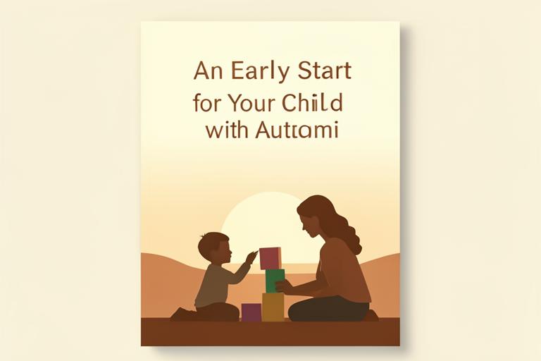 Illustrated cover art for An Early Start for Your Child with Autism by Sally J. Rogers, Geraldine Dawson & Laurie A. Vismara