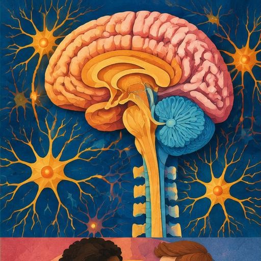 Illustration of biological bases of behavior