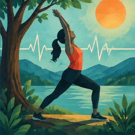 Illustration of mental and physical health