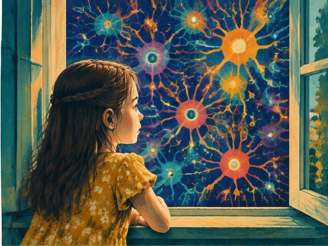 Editorial illustration for Why Many Autistic Girls Are Overlooked