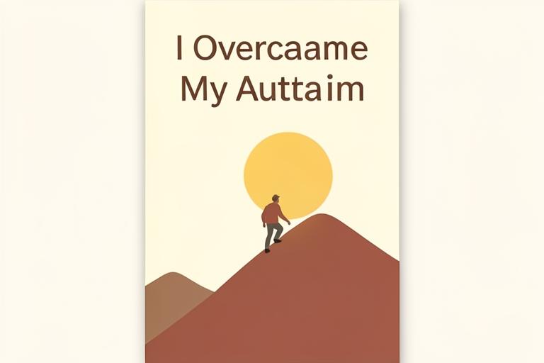 Illustrated cover art for I Overcame My Autism and All I Got Was This Lousy Anxiety Disorder by Sarah Kurchak
